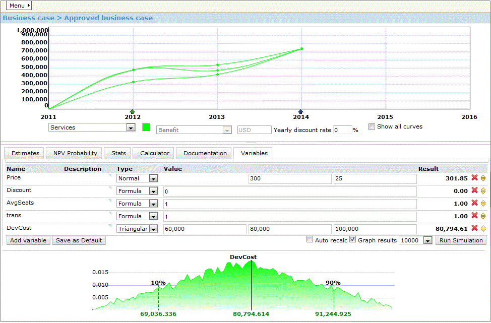 Runnin simulation