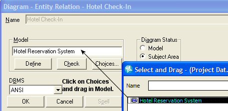 Entity Relation dialog