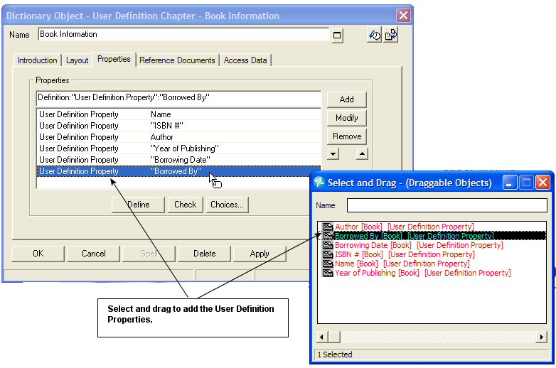 User DefinitionChapter definition