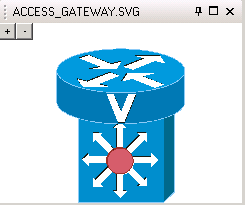 A graphic depicting a preview of a file in the diagram Preview window, from where you can trigger picture drawing mode